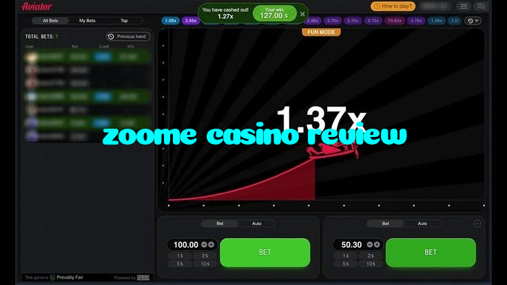 zoome casino review casino presented on mobile device in Pakistan with slots and live games